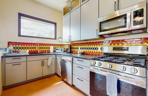 Santa Fe House | Cozy Casita in the Heart of Santa Fe with gas kiva fireplace and private patio