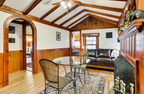 Smallwood House | Cozy Catskills Cottage Creekside Deck and Fire Pit