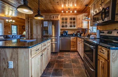 Himrod House | Cozy Chateau cabin with hot tub, pool table, and view of Seneca Lake, close to Wine trail