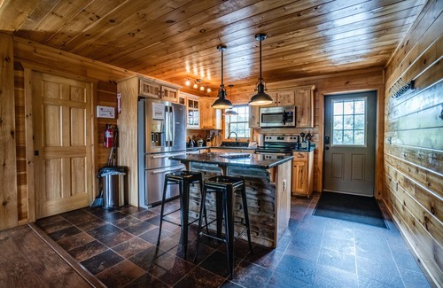 Himrod House | Cozy Chateau cabin with hot tub, pool table, and view of Seneca Lake, close to Wine trail