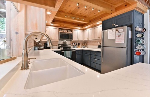 Arnold Cabin | Cozy Chic Chalet - Enchanting Family Retreat w/Hot Tub & Surprises! Dog Friendly