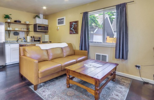 Garden District Apartment | Cozy Coeur d'Alene Studio, Walk to Downtown & Lake