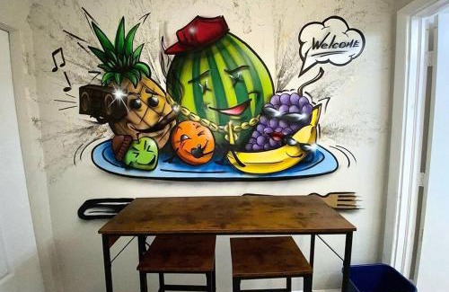 Wynwood Art District Apartment | Cozy & Colorful Miami Art Canvas w/HotTub & Murals