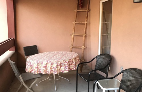 Santa Fe Condo | Cozy Condo near Plaza with view from covered balcony