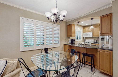 Ocean Woods Condo | Cozy condo with private patio, shared pool, sauna, grill, wifi and W/D