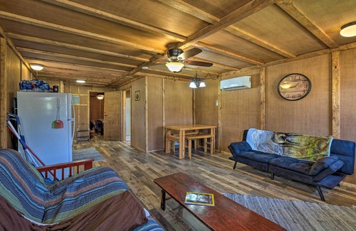 Cookson Cabin | Cozy Cookson Cabin w/Fire Pit: 1 Mi to Lake!