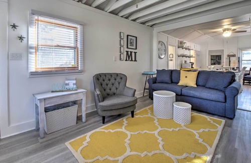 Lake Michigan Beach Cottage | Cozy Cottage w/ Fire Pit: 1 Mi to Lake MI Beaches!