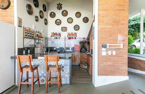 Campinas Cottage | Cozy Country House 25 Guests Gated Community Beach Tennis