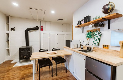 Lacey Apartment | Cozy craftsman studio with luxury bathroom and everything you will need!