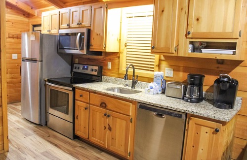 Cosby Cabin | Cozy Creek: Cozy Cabin with Large Deck Overlooking Mountain Stream