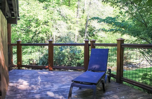 Cosby Cabin | Cozy Creek: Cozy Cabin with Large Deck Overlooking Mountain Stream