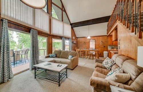 Dover House | Cozy Dover Home with Boat Dock, Fire Pit and Deck!