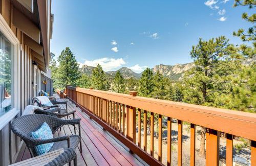 Estes Park Apartment | Cozy Estes Park Condo with Balcony and Fireplace!
