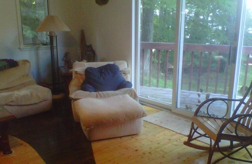 Kewadin Cottage | Cozy family cottage on lake; private, quiet retreat available for monthly rental
