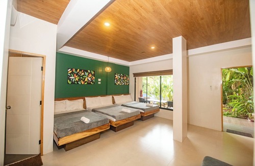 Santa Fe Resort | Cozy Family Room Near the Swimming Pool at TEZA Resort, Bantayan Island