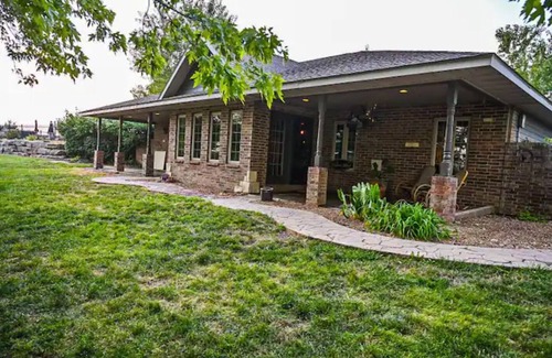 Dawn House | Cozy family sized country getaway with private pool and outdoor sitting area
