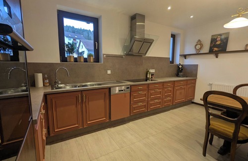 Schoenau an der Brend Apartment | Cozy fireplace suite with private whirlpool & fireplace in the Wald-Villa-Schönau