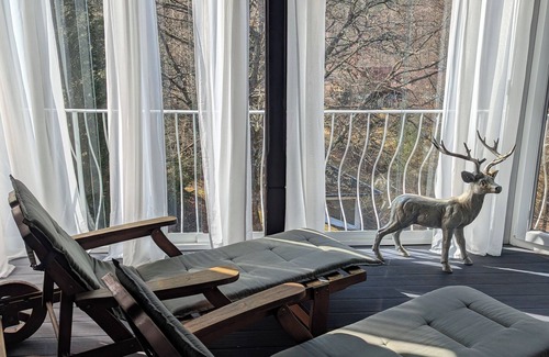 Schoenau an der Brend Apartment | Cozy fireplace suite with private whirlpool & fireplace in the Wald-Villa-Schönau