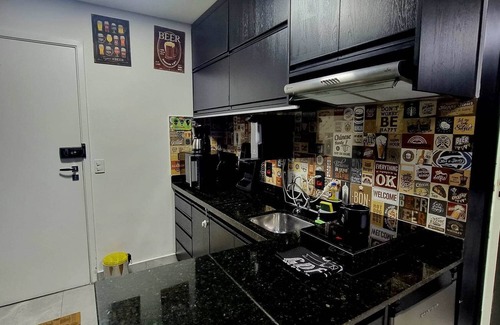 Alphaville Apartment | Cozy flat black Homeoffice 19th Floor