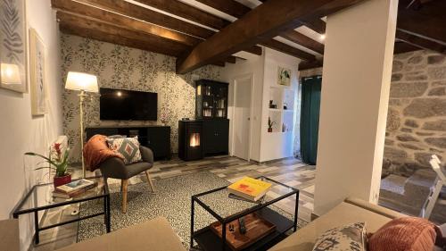 Cerdedo House | Cozy Galician Stone Farmhouse with Pool