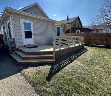 North Chicago House | Cozy Gated Home Walk to Navy Base and Parks