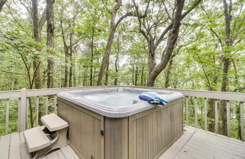 Chestnut Springs House | Cozy Getaway in Wintergreen Resort Deck and Hot Tub