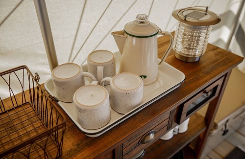 Glen Wilton Cabin | Cozy glamping tents located by headwaters of the James River near Eagle Rock, Va