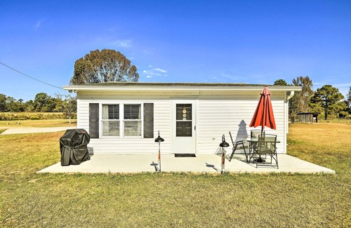 Hawkinsville Apartment | Cozy Hawkinsville Studio on Operating Farm!
