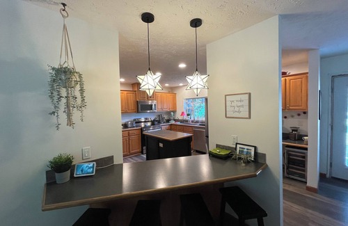 Ludington House | Cozy home in the pines & minutes from Ludington’s pristine Lake Michigan beaches