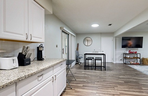 Riverview House | Cozy home with large patio, sun room, private W/D, central AC, and WiFi
