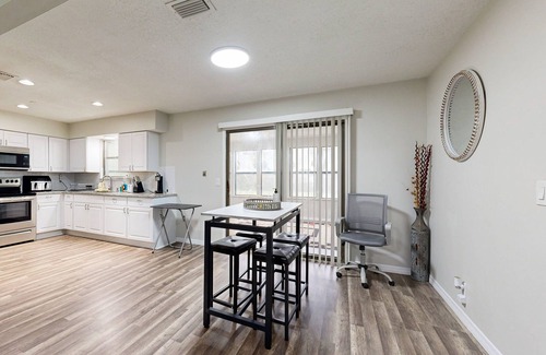 Riverview House | Cozy home with large patio, sun room, private W/D, central AC, and WiFi