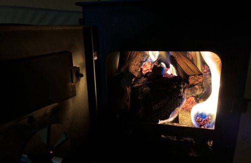 Llanfairpwllgwyngyll Cabin | Cozy Hot Tent With Log Burner & Hot Tub Right Tent