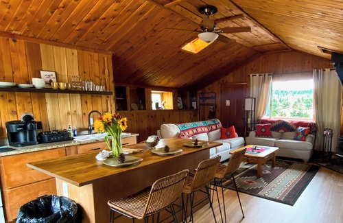 Florissant Cabin | Cozy Hot Tub Cabin