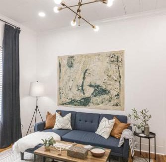 Downtown House | Cozy Lafayette House Fireplace Parking and Comfort