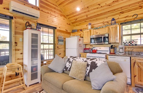 Clayton Cabin | Cozy Lake Sardis Cabin w/Stunning View!