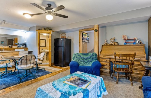 Lake Ozark Apartment | Cozy lakefront getaway with fenced yard & hammock