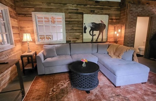 Westville Apartment | Cozy loft inside a vintage store on an animal rescue farm in Westville, IN