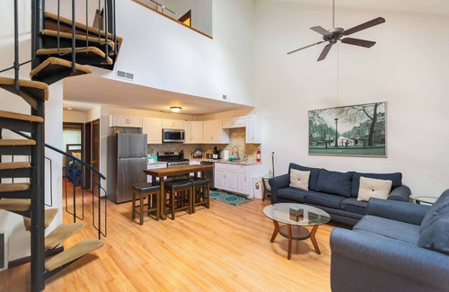 Vernon Apartment | Cozy Loft Near Lake, Trails and Mountain Views