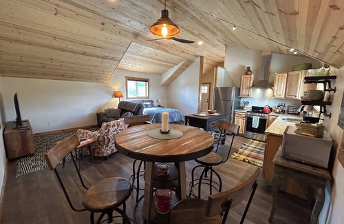 Hotchkiss Apartment | Cozy Loft Studio apartment with private deck and amazing views!