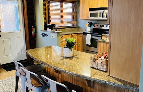 Gaylord Condo | Cozy Log Cabin on Golf Course, Across from Otsego Lake
