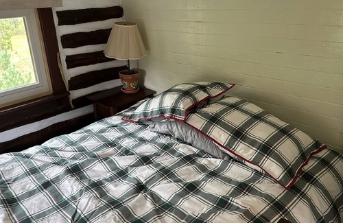 Bitely Cabin | Cozy log cabin on the banks of the Little South Branch, Pere Marquette River
