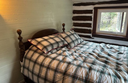 Bitely Cabin | Cozy log cabin on the banks of the Little South Branch, Pere Marquette River
