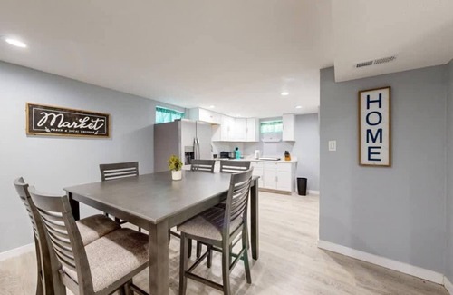 South Westminster House | Cozy Lower Unit | King & Bunk Bed | Great for Families