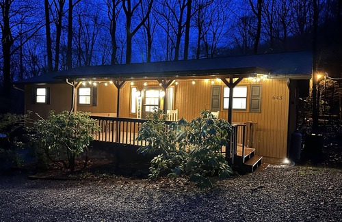 Maggie Valley House | Cozy Maggie Retreat - Easy access one level cabin with two car garage