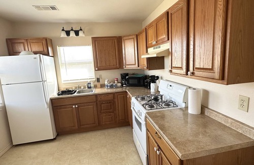 Sayre Apartment | Cozy modern small town apartment pet and child friendly large parking
