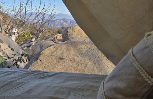 Fallbrook RV Rental | Cozy Mountain View Glamping Tent