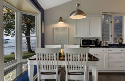 Mullett Lake Cottage | Cozy Mullett Lake Paradise- Lakefront property with Year-Round Recreation!