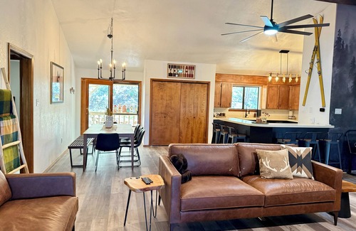 Ruidoso Cabin | Cozy nights by the fireplace + game room, pool table, games, AC and much more.