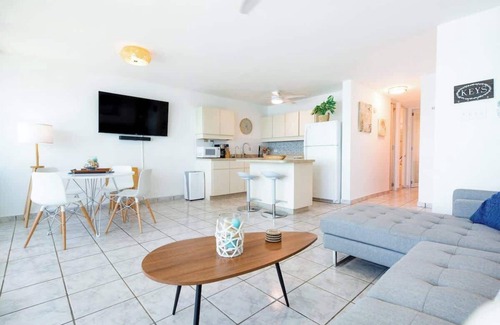 Playa Fortuna Apartment | Cozy OCEAN-FRONT 2BR/2Bath on Luquillo Beach w/PK