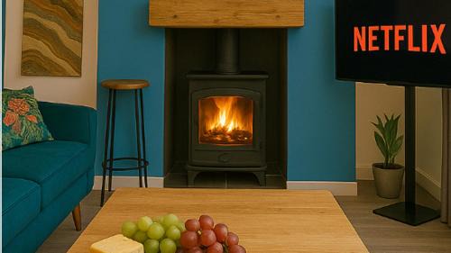 Port Talbot House | Cozy Pet-friendly Afan Forest Retreat ,log Burner